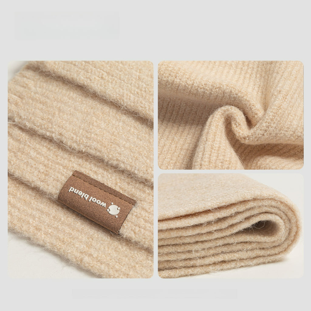 Warm and Windproof Solid Color Scarf