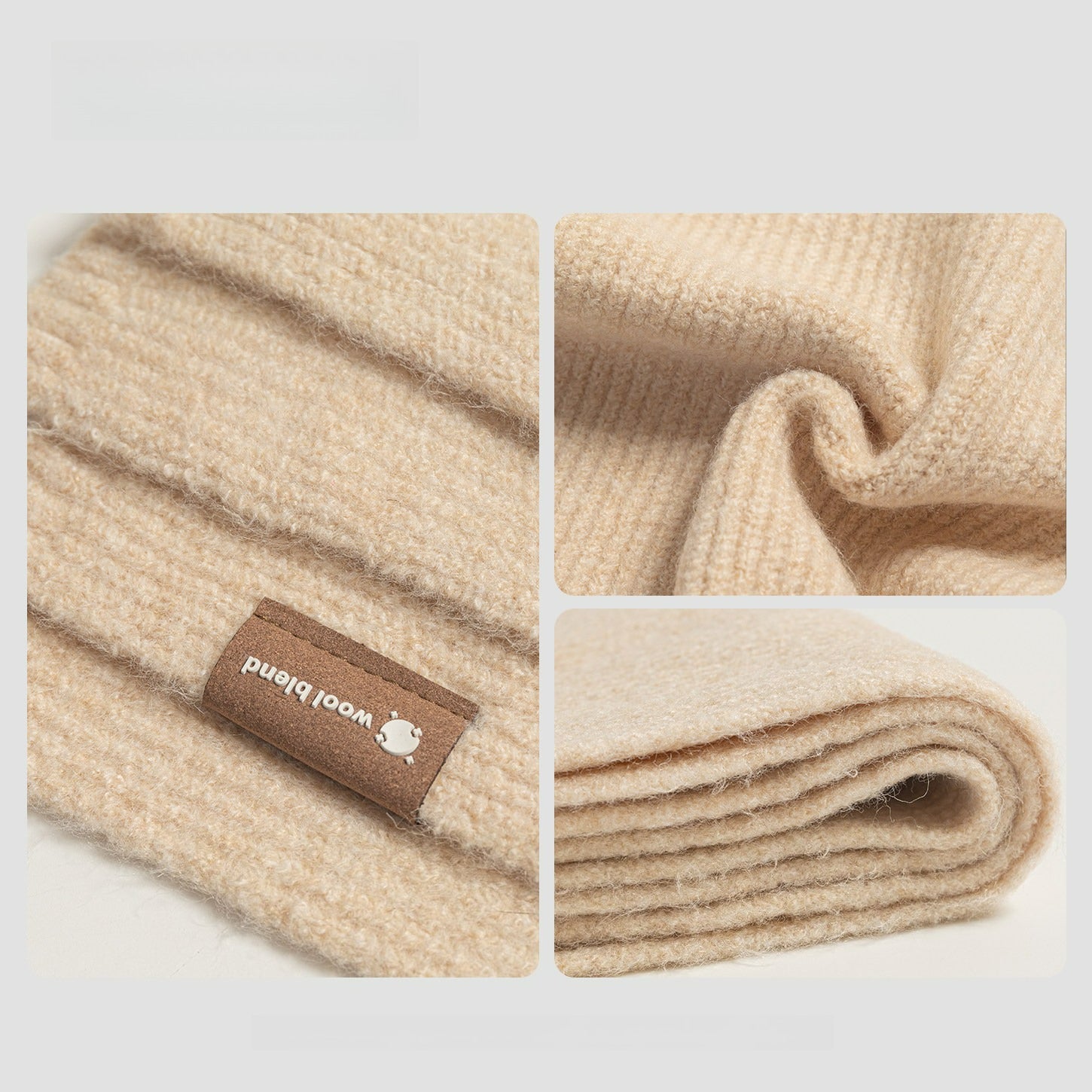 Warm and Windproof Solid Color Scarf