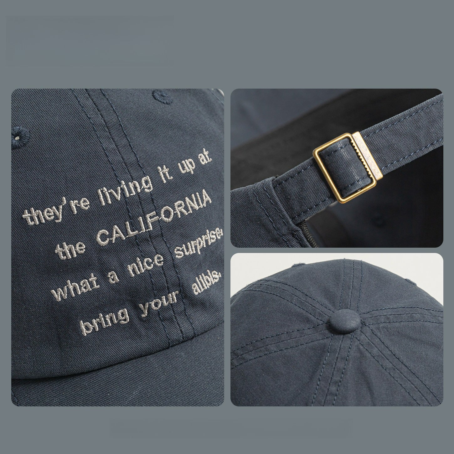 Letter Embroidery Fashion Baseball Cap