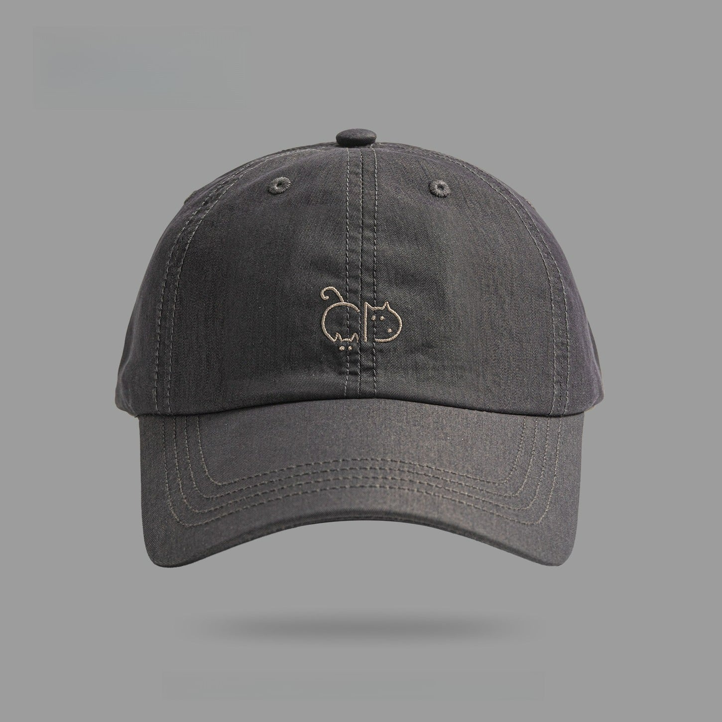 Cute Puppy Embroidered Baseball Cap