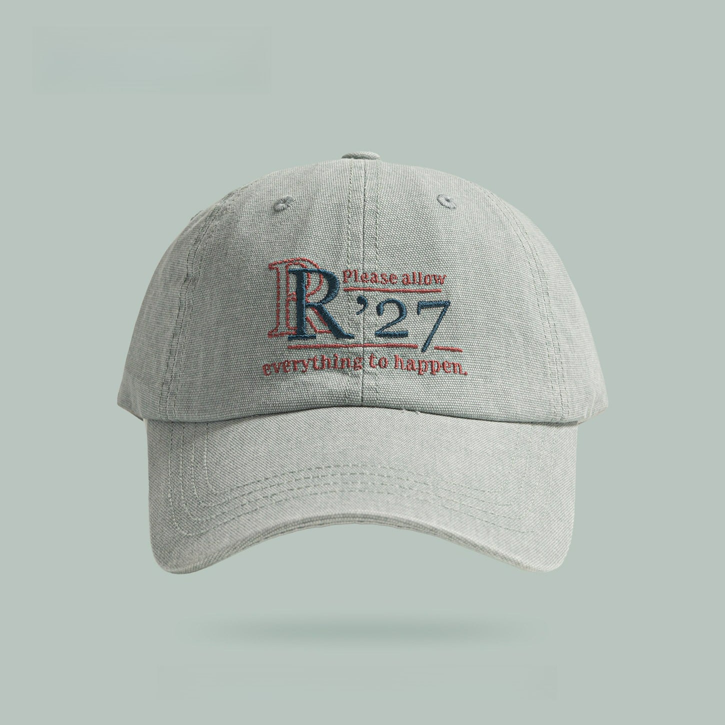 R'27 | Retro Letter Embroidered Baseball Cap