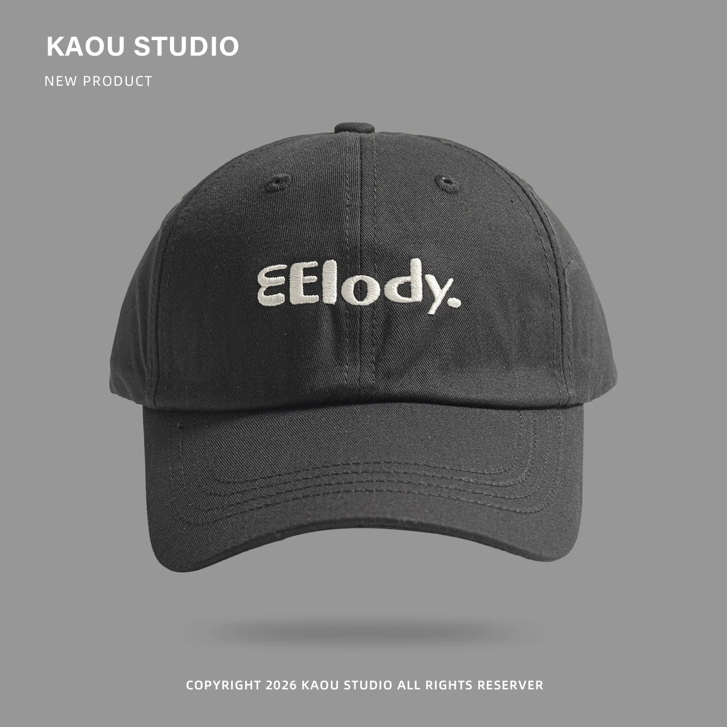 EElody | Retro Contrasting Color Baseball Cap