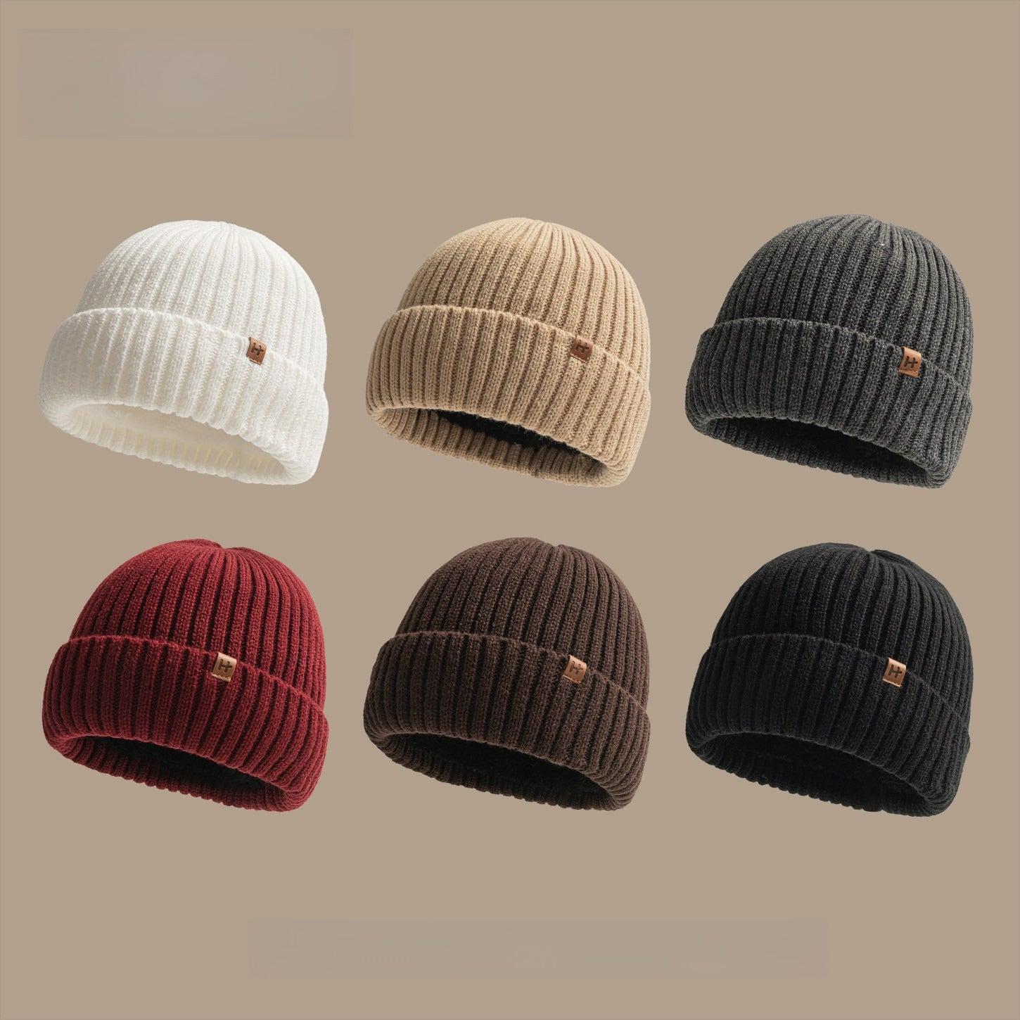 Fleece Thickened Knitted Hat