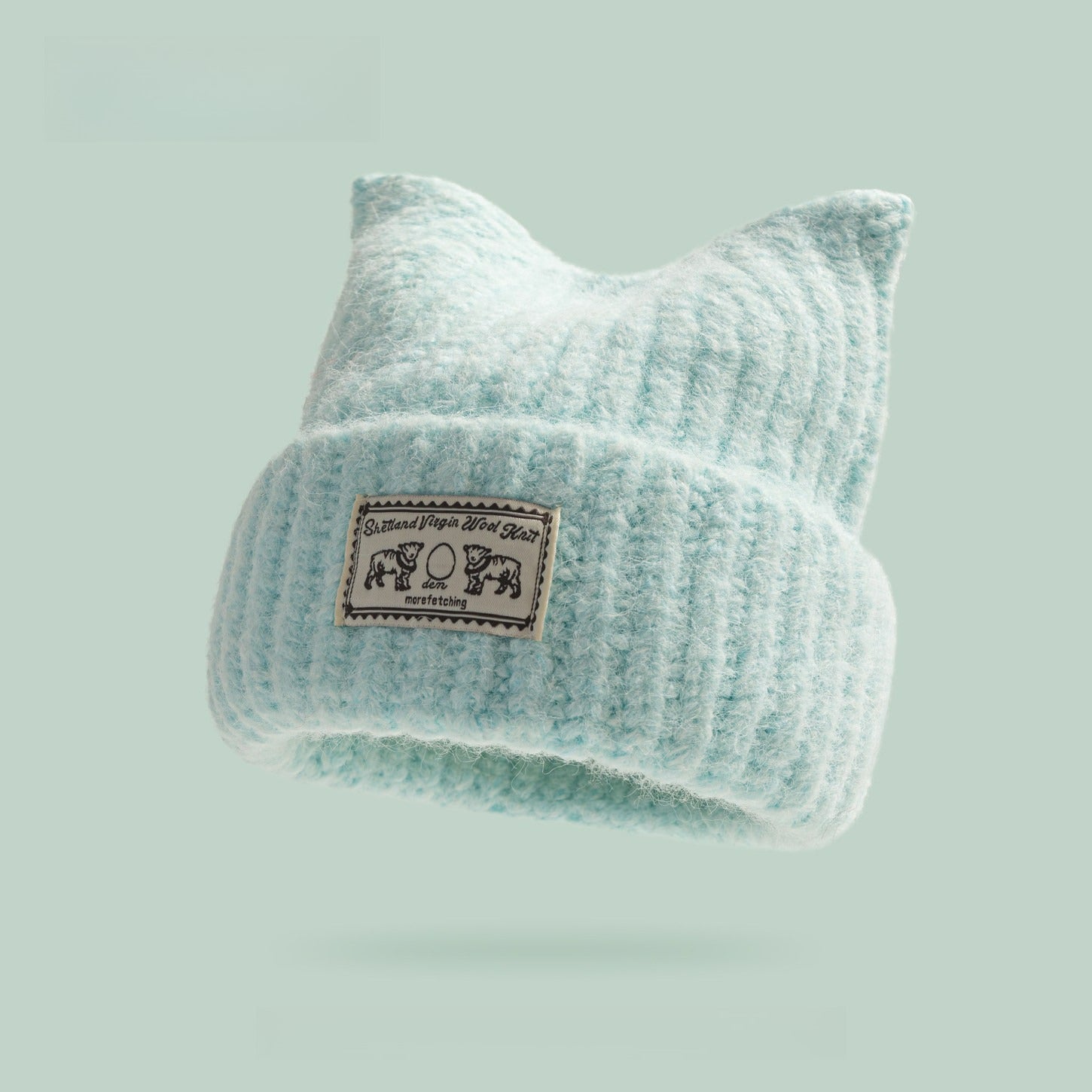 Cute Cat Ear Knitted Wool Hat