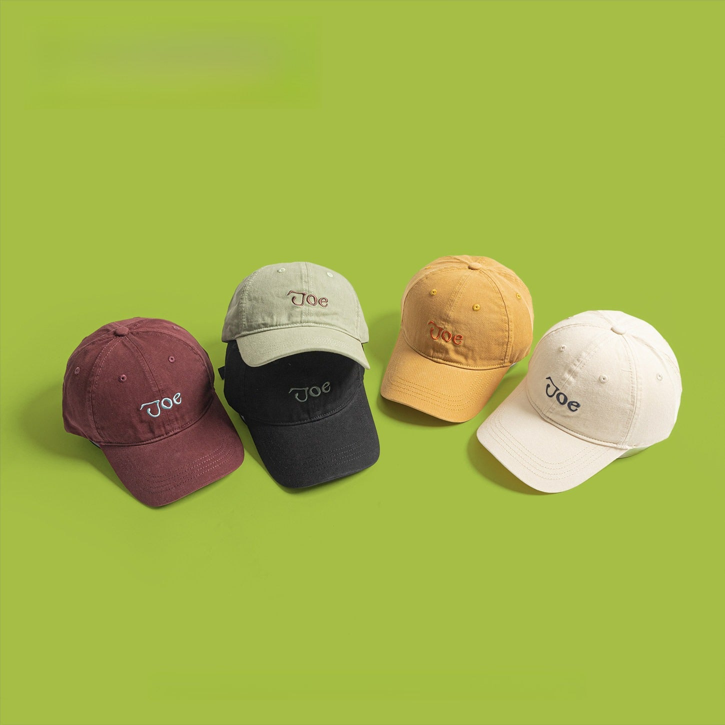 Joe | Simple Letter Embroidery Baseball Cap