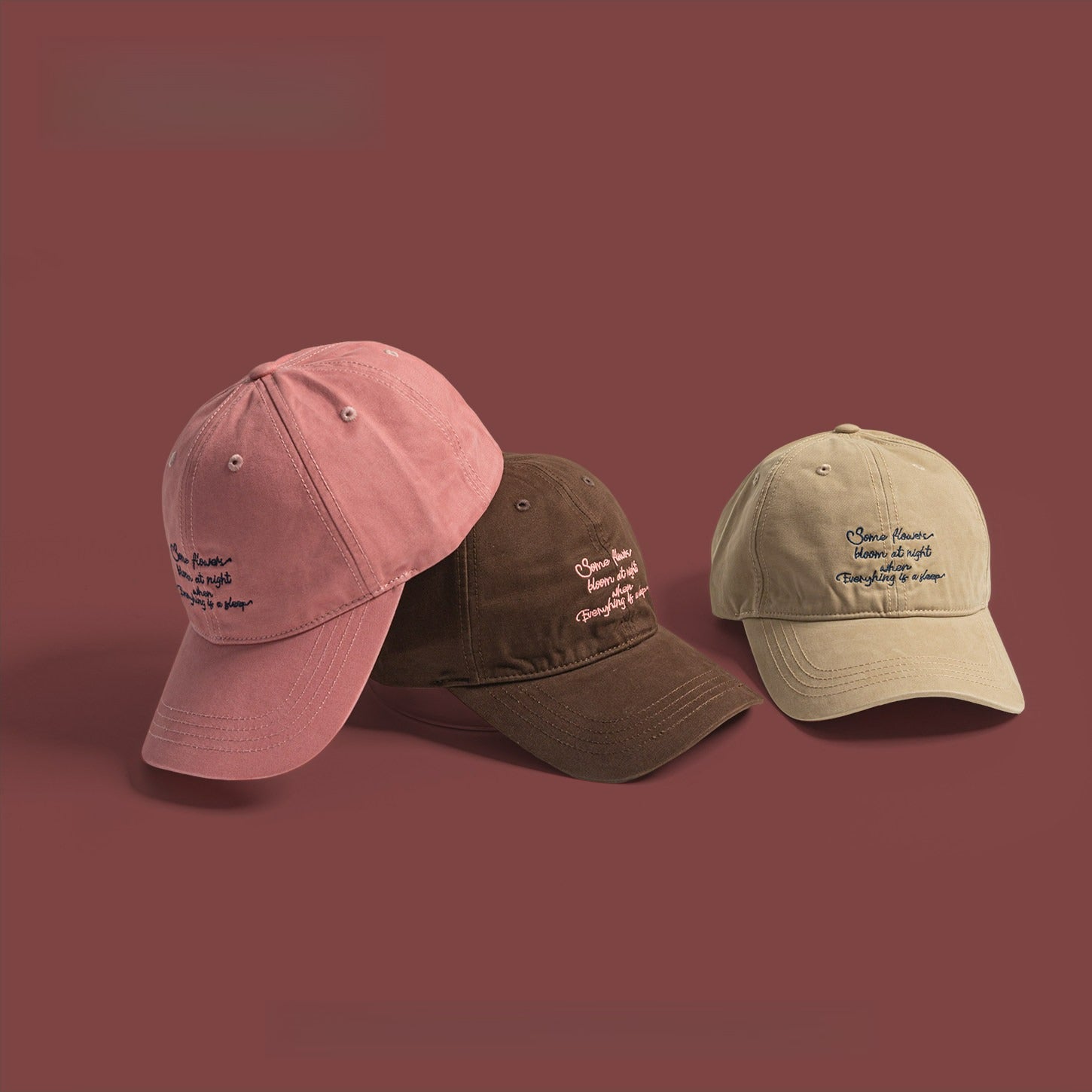 Letter Embroidery Big Head Circumference Baseball Cap