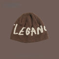 Outdoor Ski Mountaineering Letter Jacquard Knitted Hat