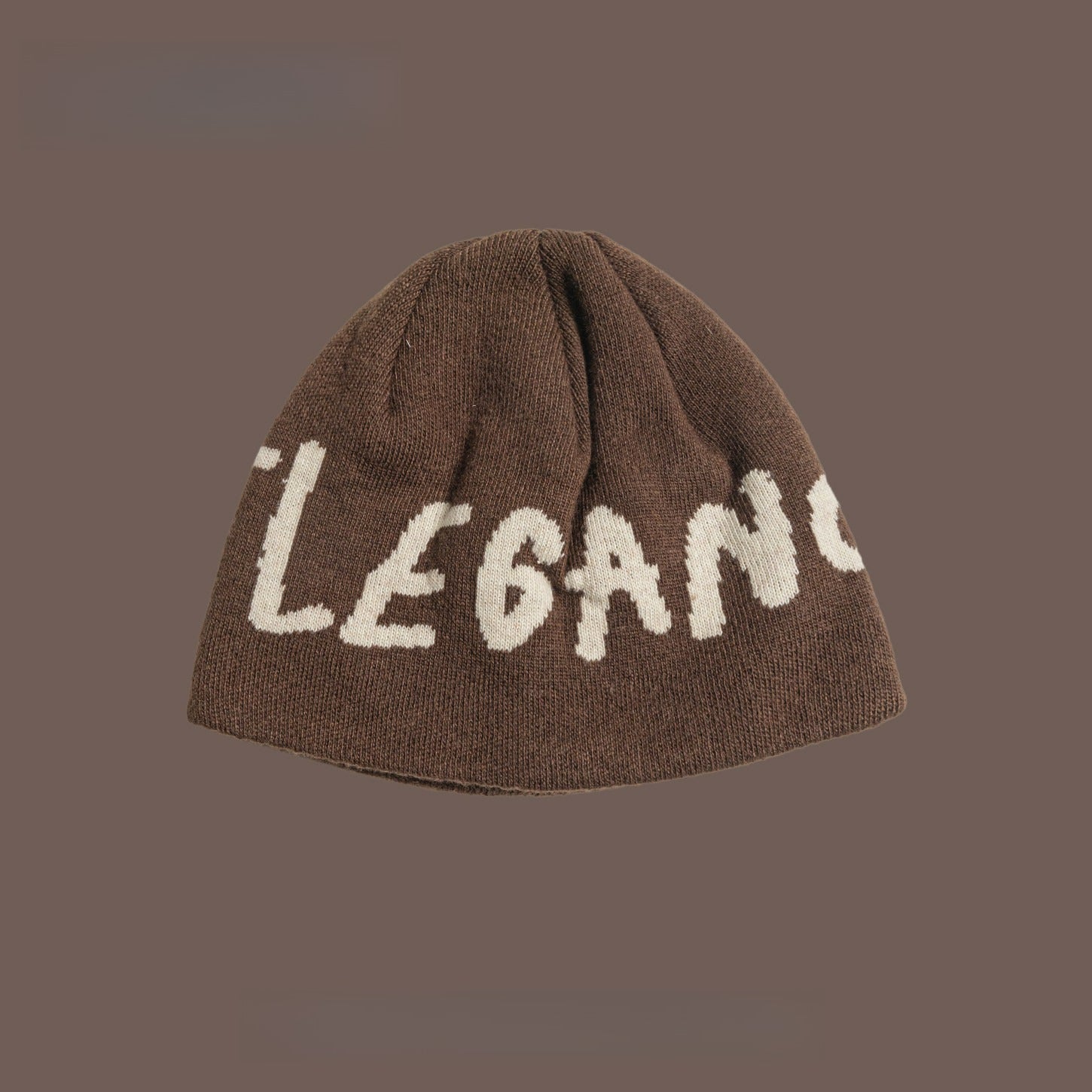 Outdoor Ski Mountaineering Letter Jacquard Knitted Hat