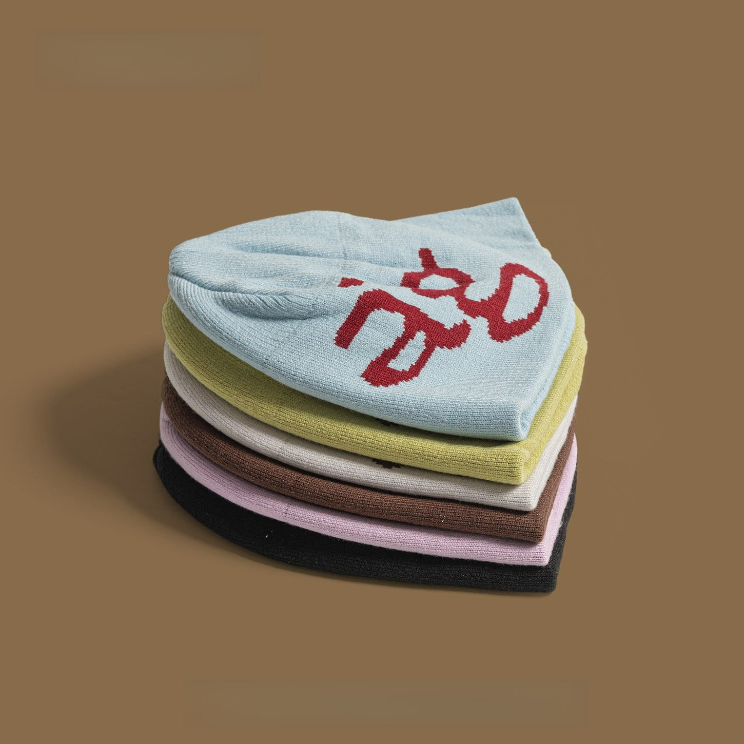 Fashionable Alphabet Pullover Knitted Hat