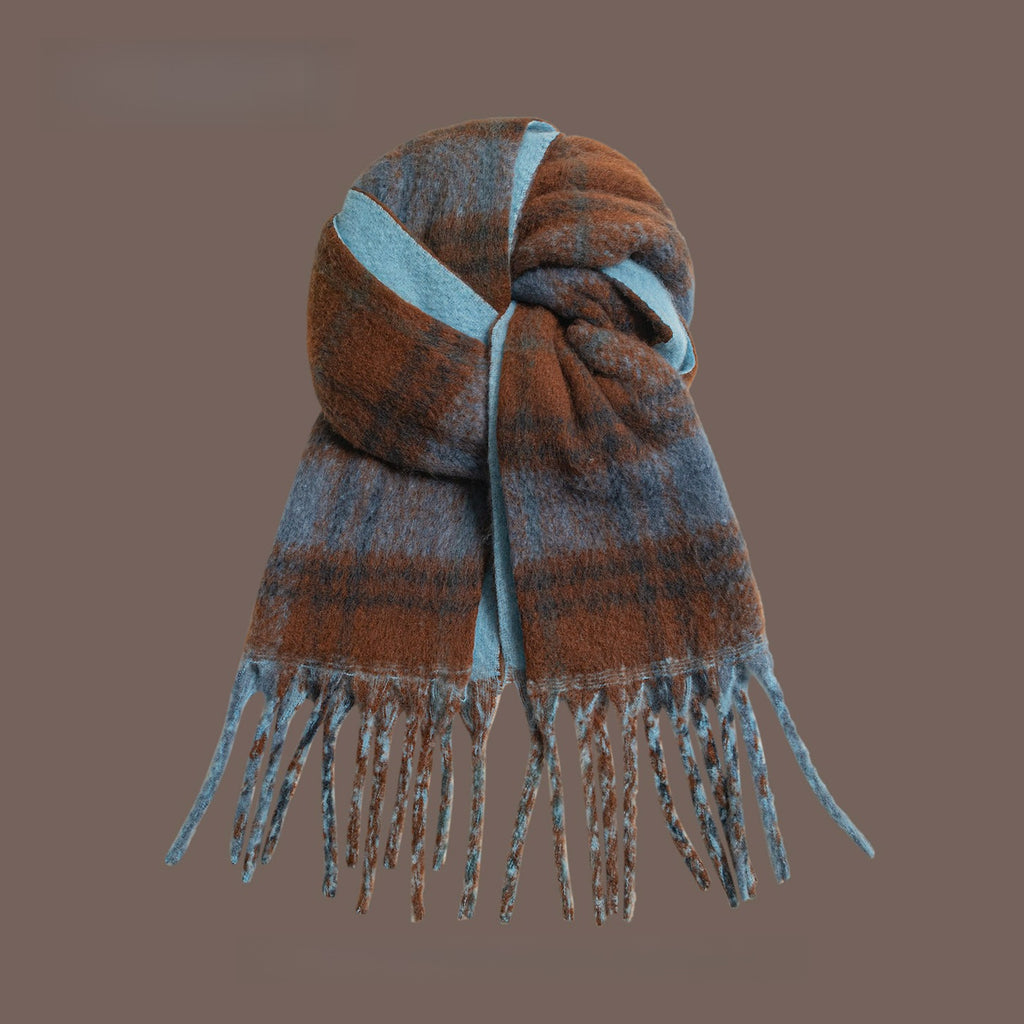 Thickened Shawl Plaid Scarf