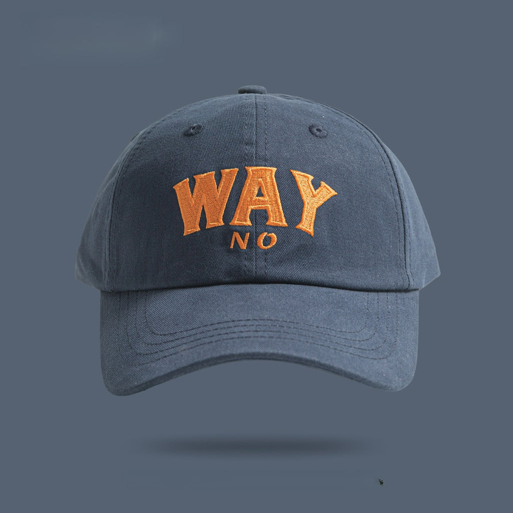 WAY | Retro Letter Embroidered Baseball Cap