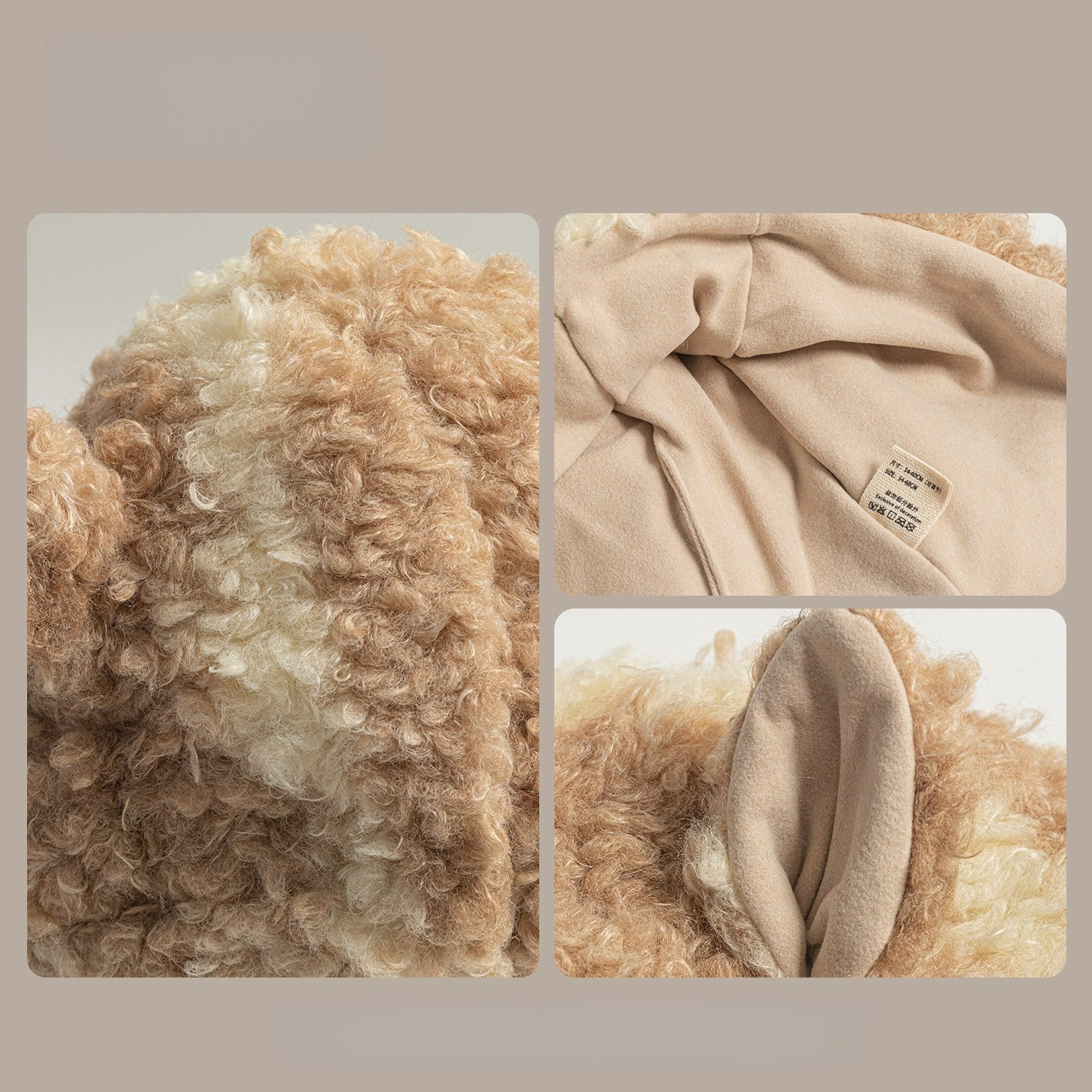 Cute Lamb Ears Plush Hat