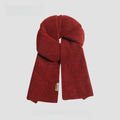 Warm and Windproof Solid Color Scarf