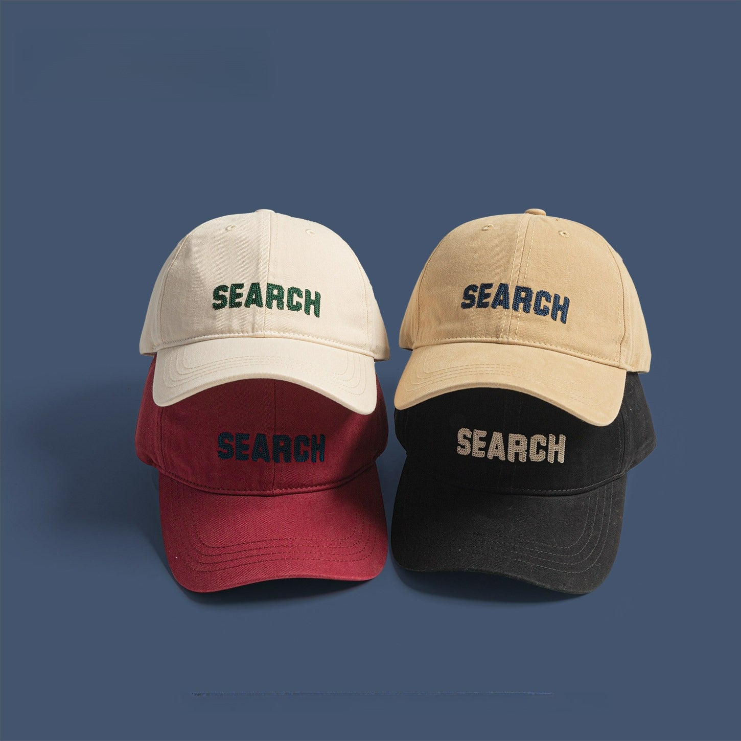 SEARCH | Casual Simple Embroidery Outdoor Sports Baseball Cap