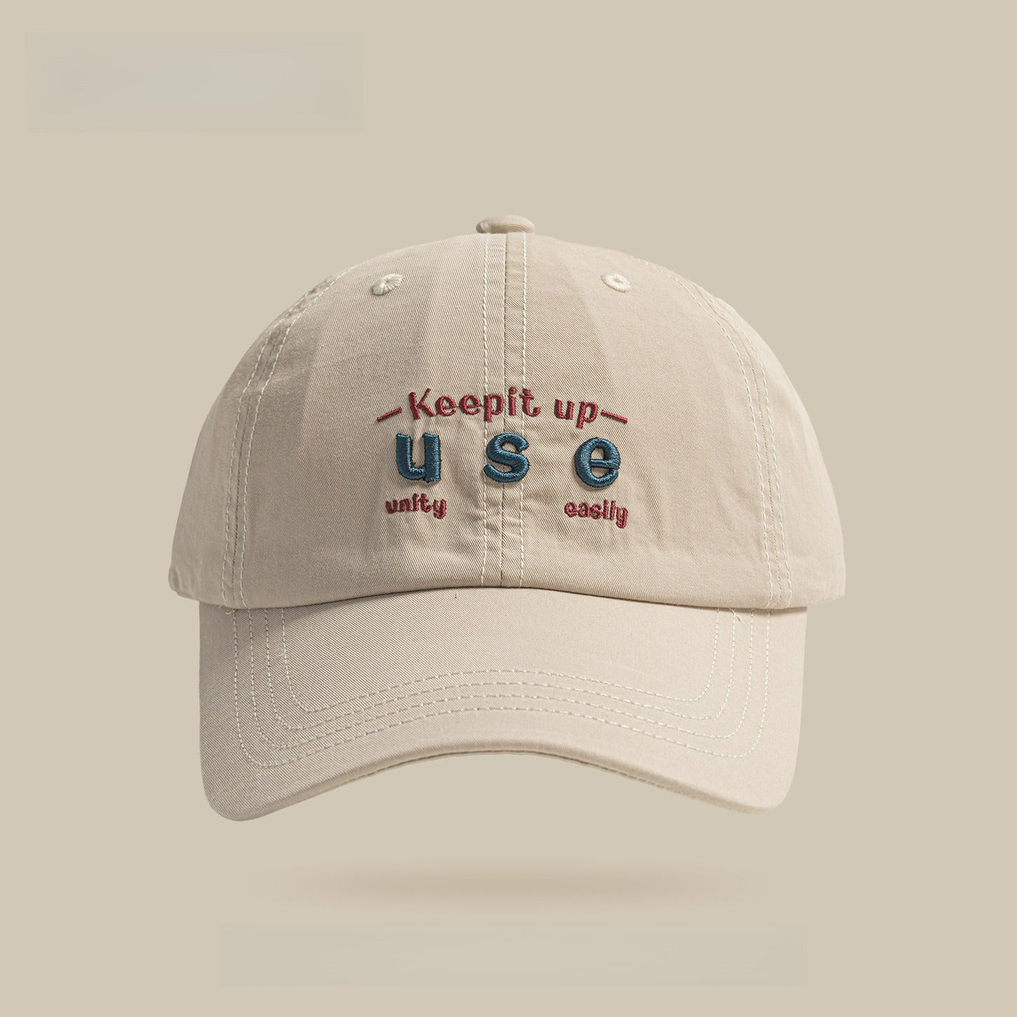 Use | Letter Embroidered Baseball Cap