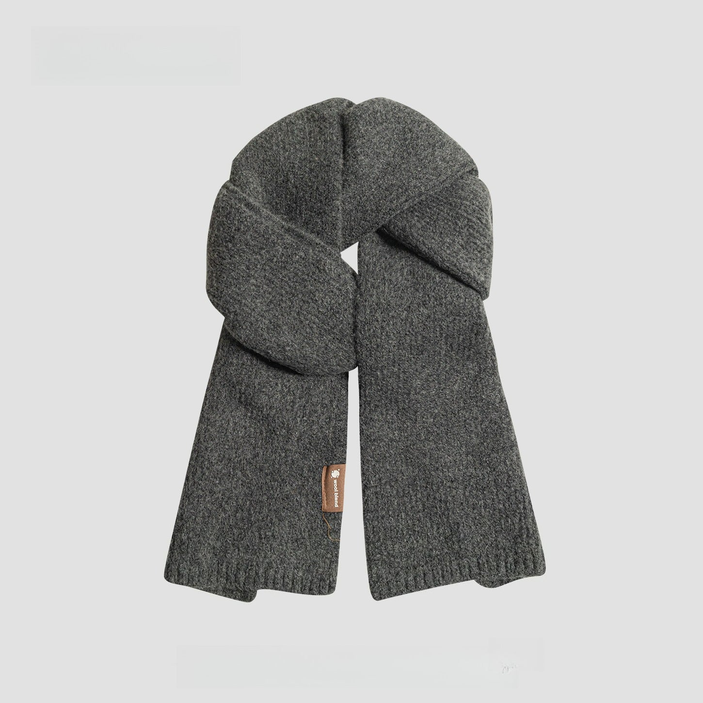 Warm and Windproof Solid Color Scarf