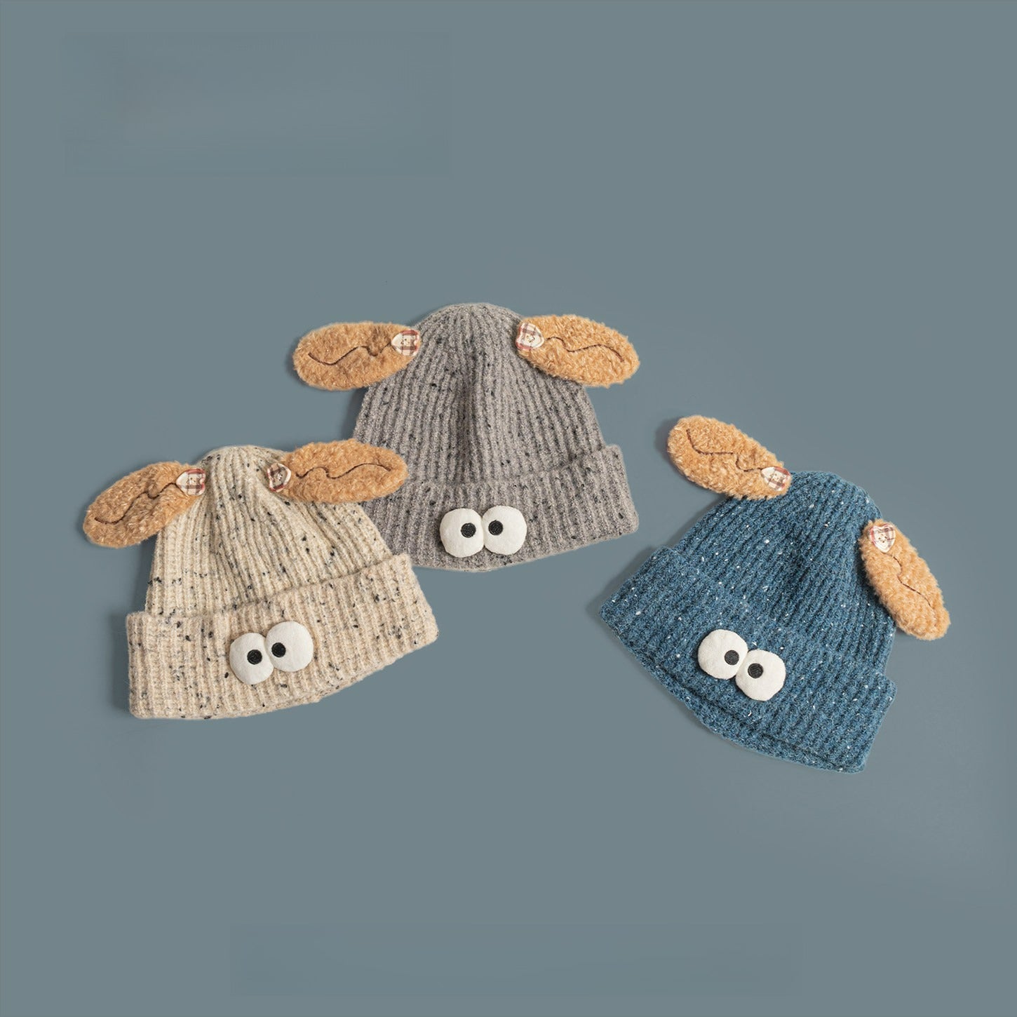 Cute Funny Big Eyes Cartoon Wool Hat