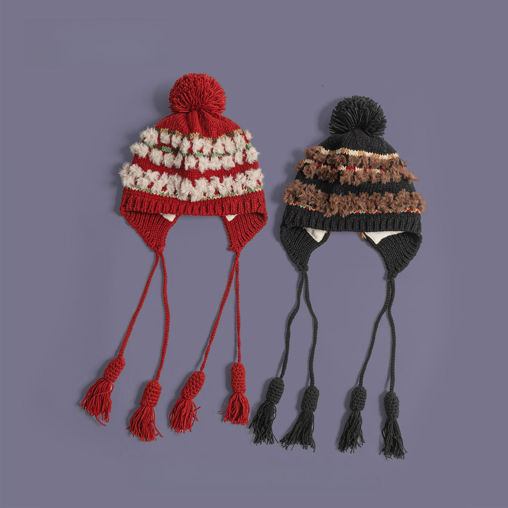 Ear Protection Cute Wool Hat