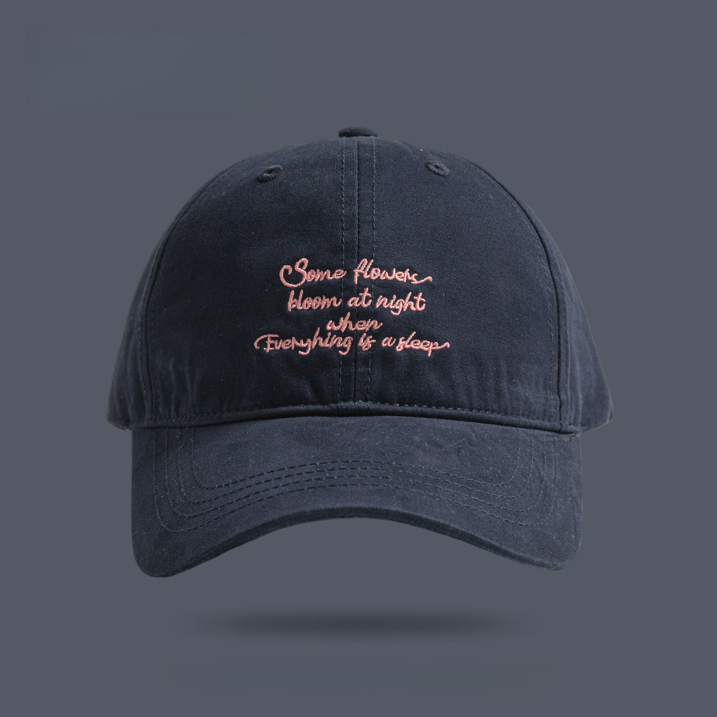 Letter Embroidery Big Head Circumference Baseball Cap