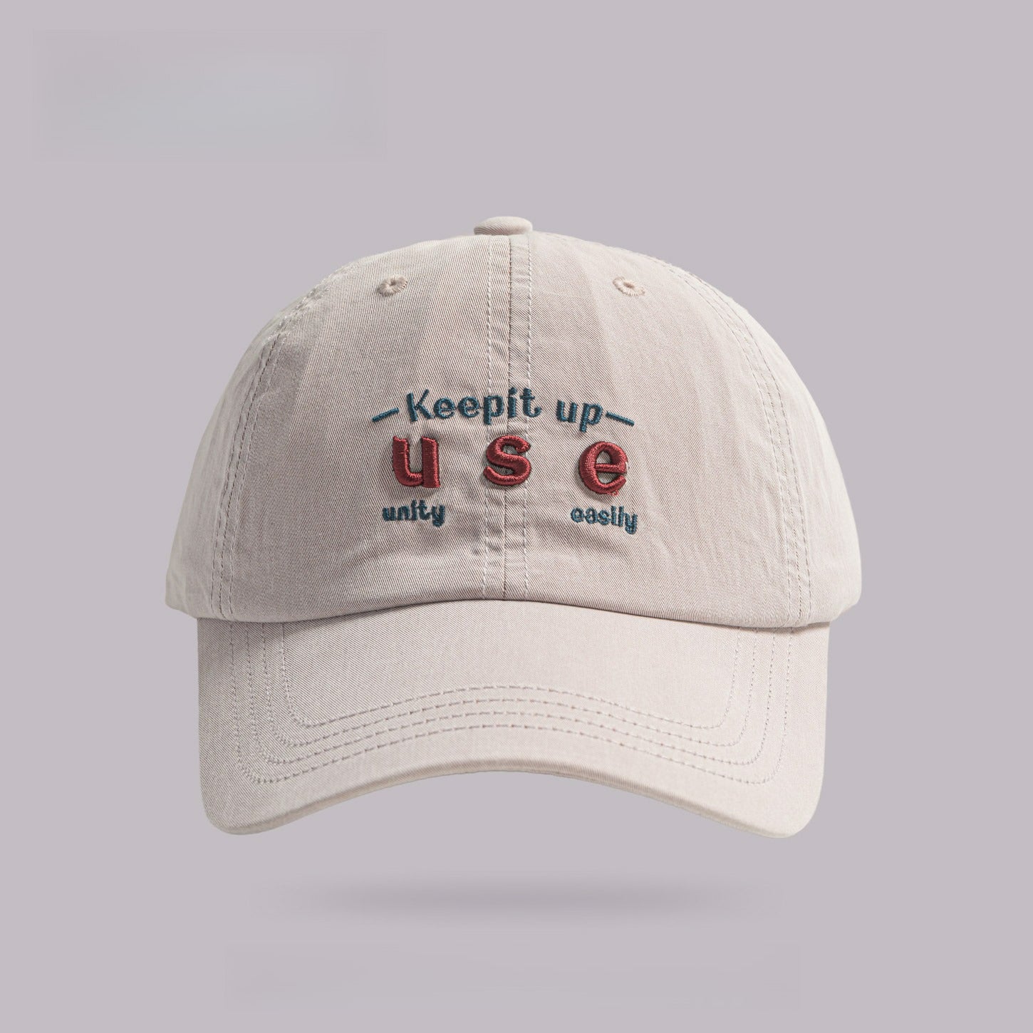 Use | Letter Embroidered Baseball Cap