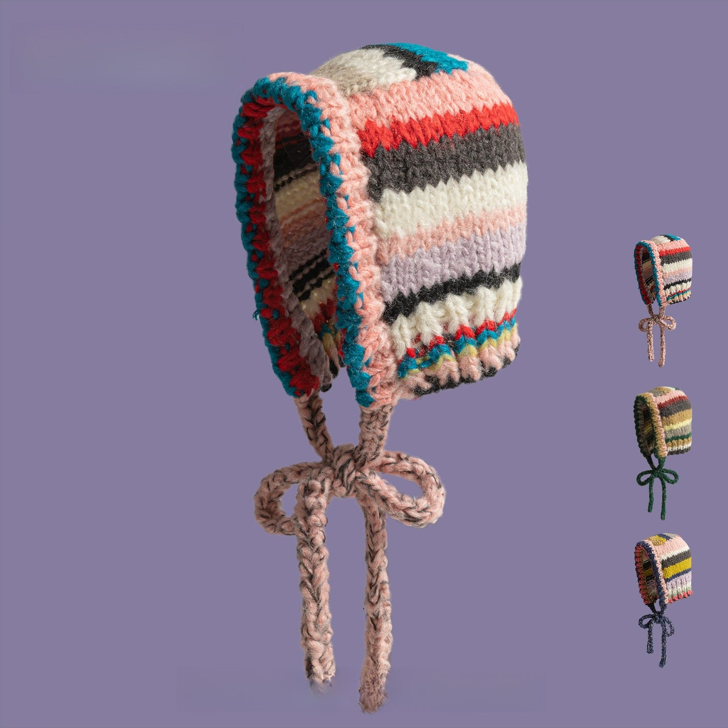 Stripes Cute Knitted Sweet Wool Hat