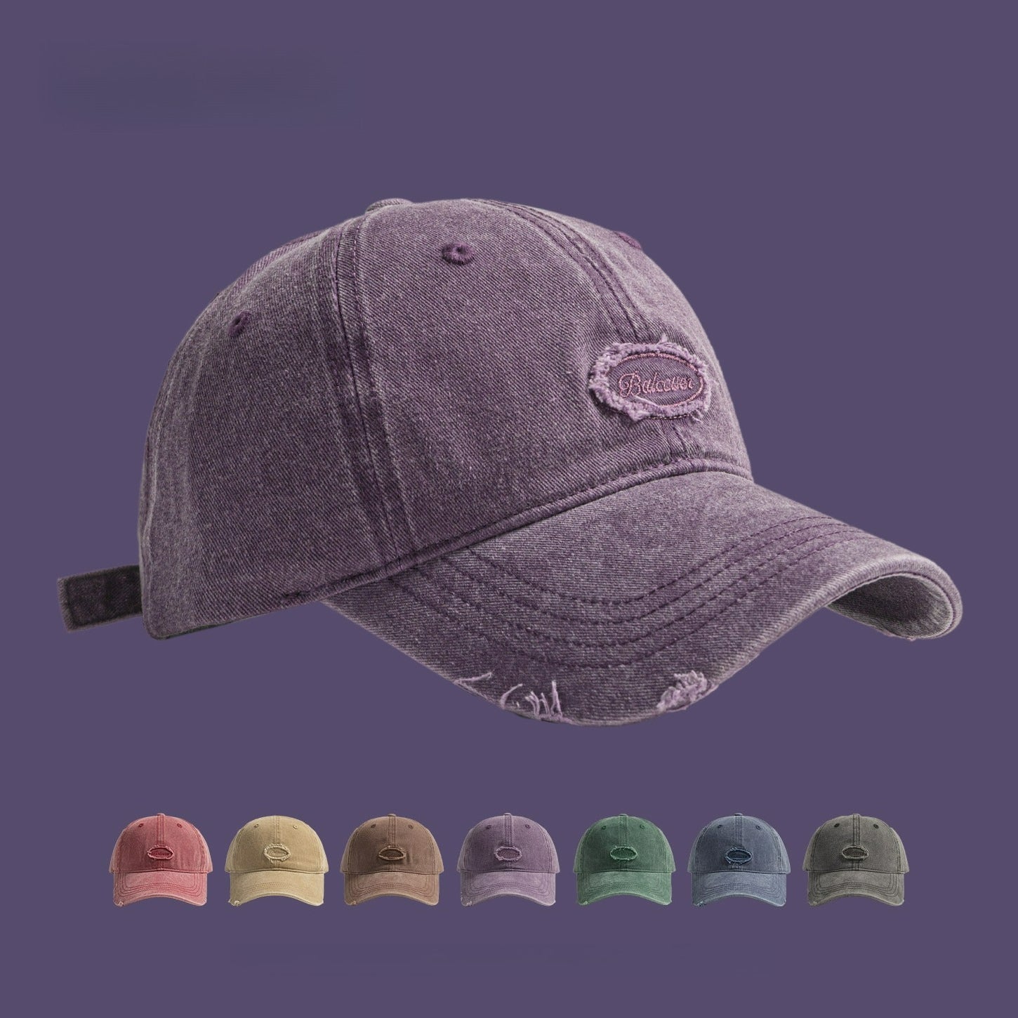 Retro Peaked Baseball Cap