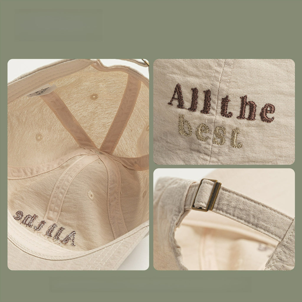 All The Best | Letter Embroidered Baseball Caps