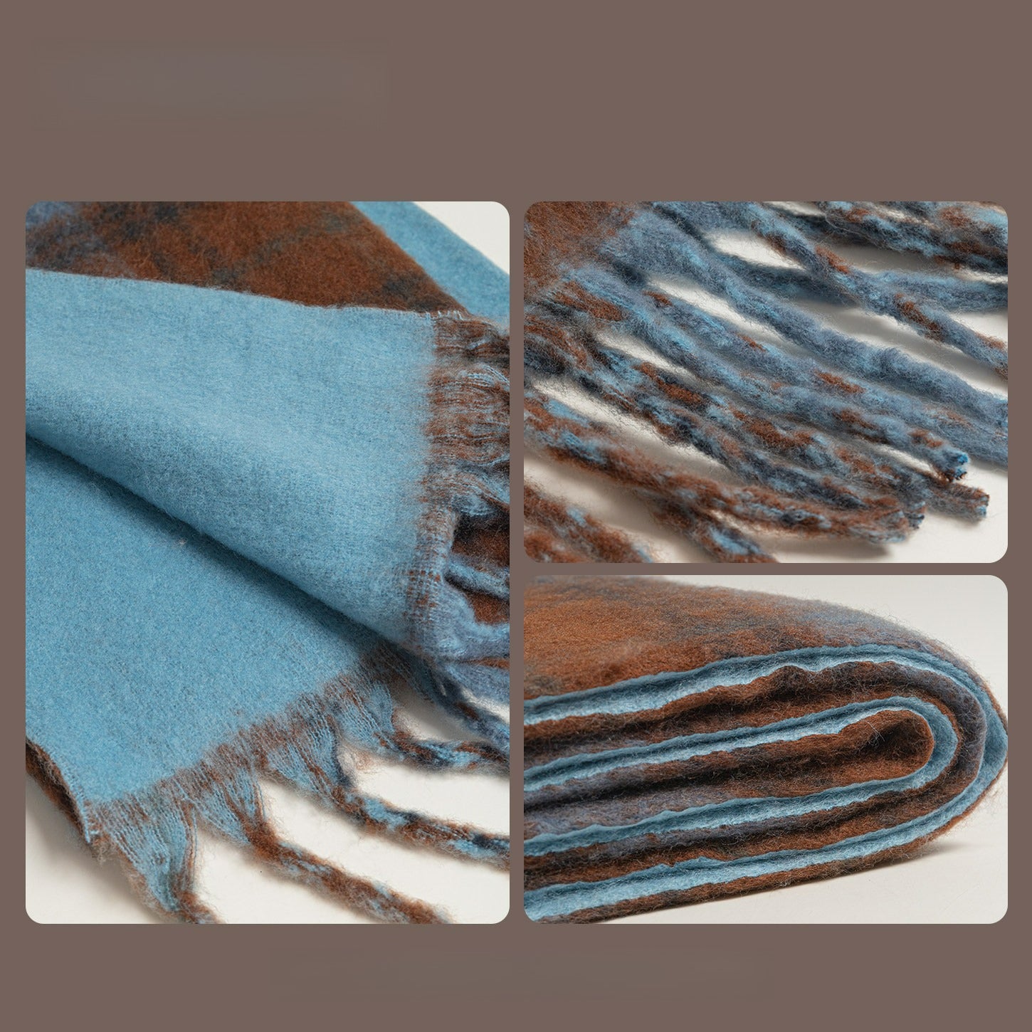 Thickened Shawl Plaid Scarf