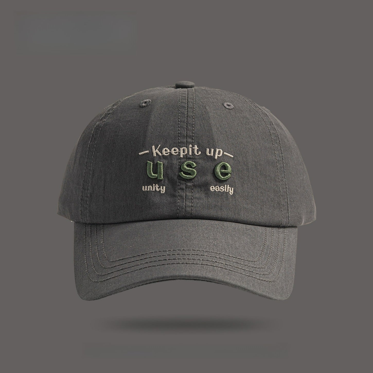 Use | Letter Embroidered Baseball Cap