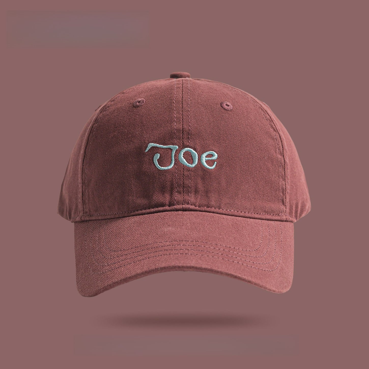 Joe | Simple Letter Embroidery Baseball Cap