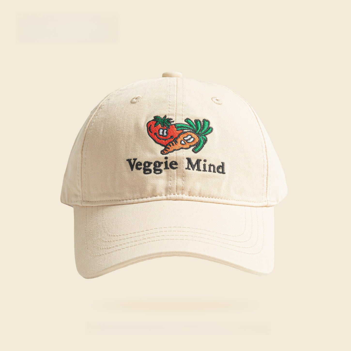 Cute Cartoon Carrot Embroidered Baseball Cap