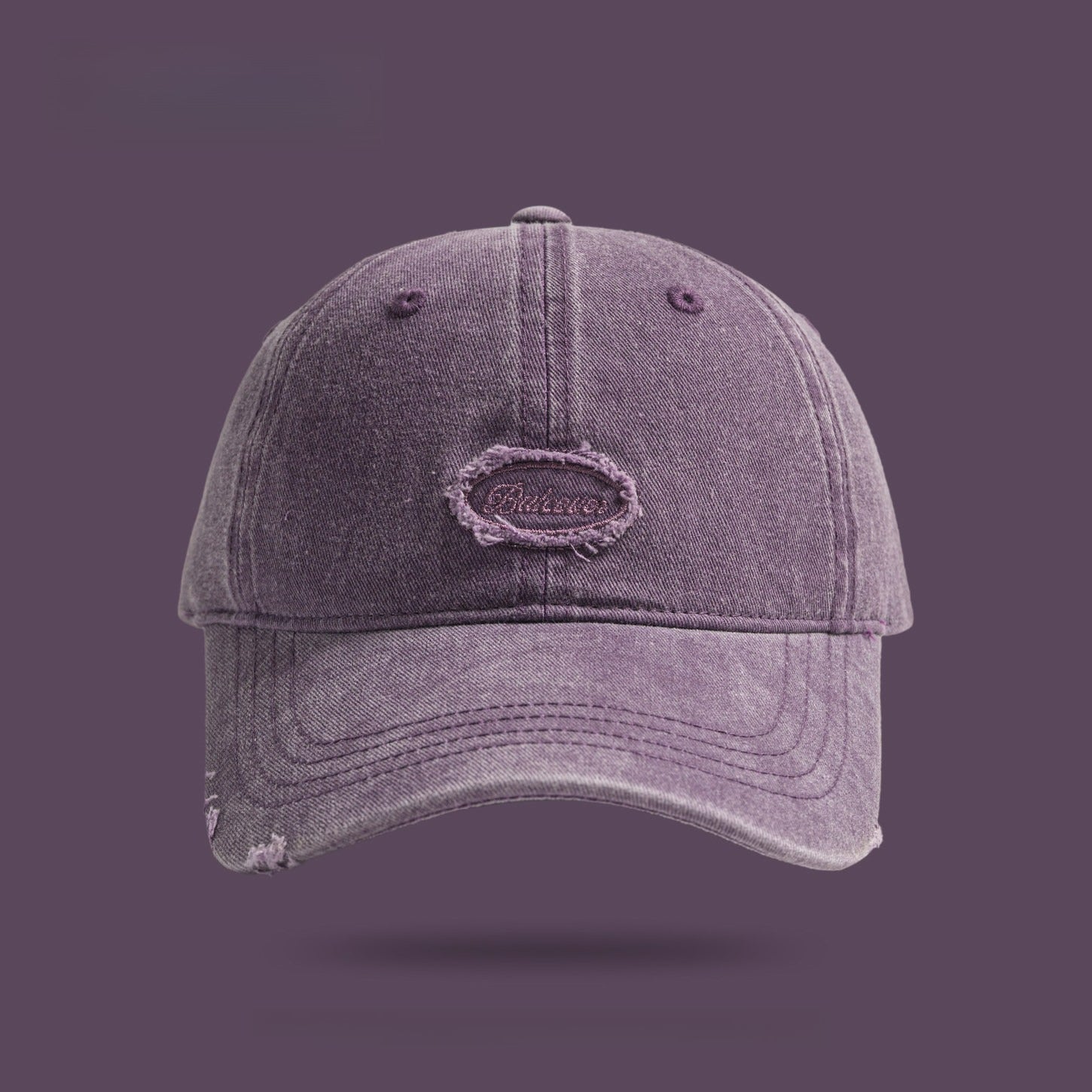 Retro Peaked Baseball Cap