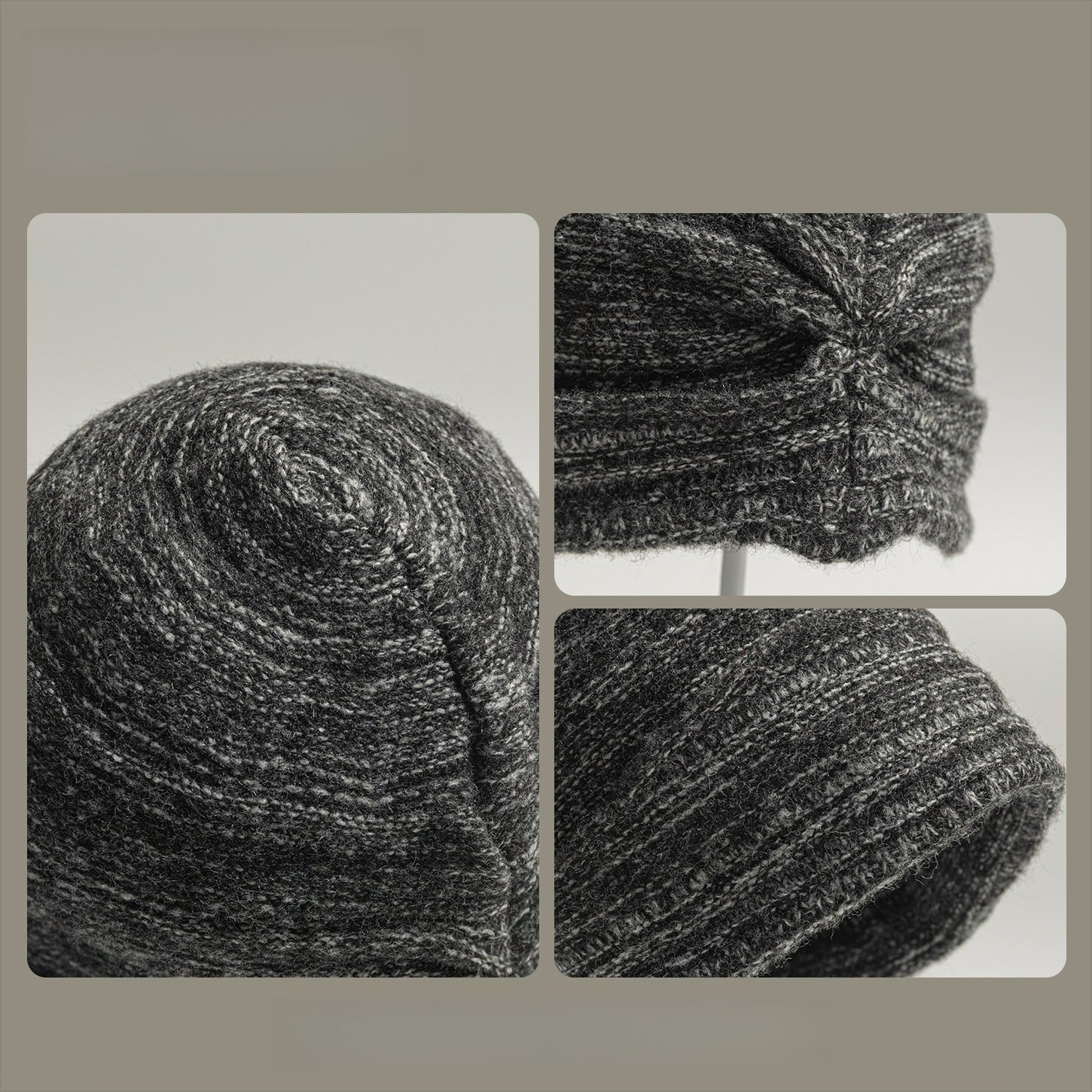 Retro Knitted Stack Hat