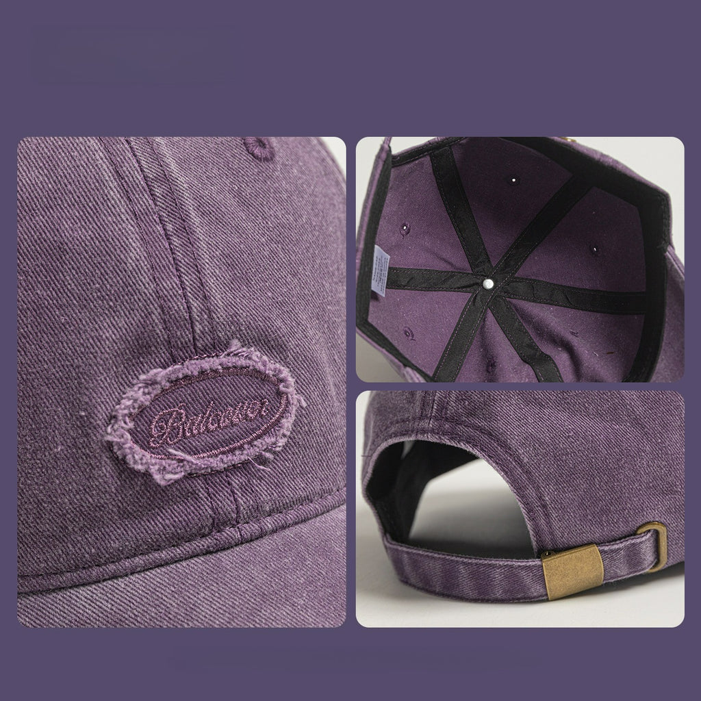 Retro Peaked Baseball Cap