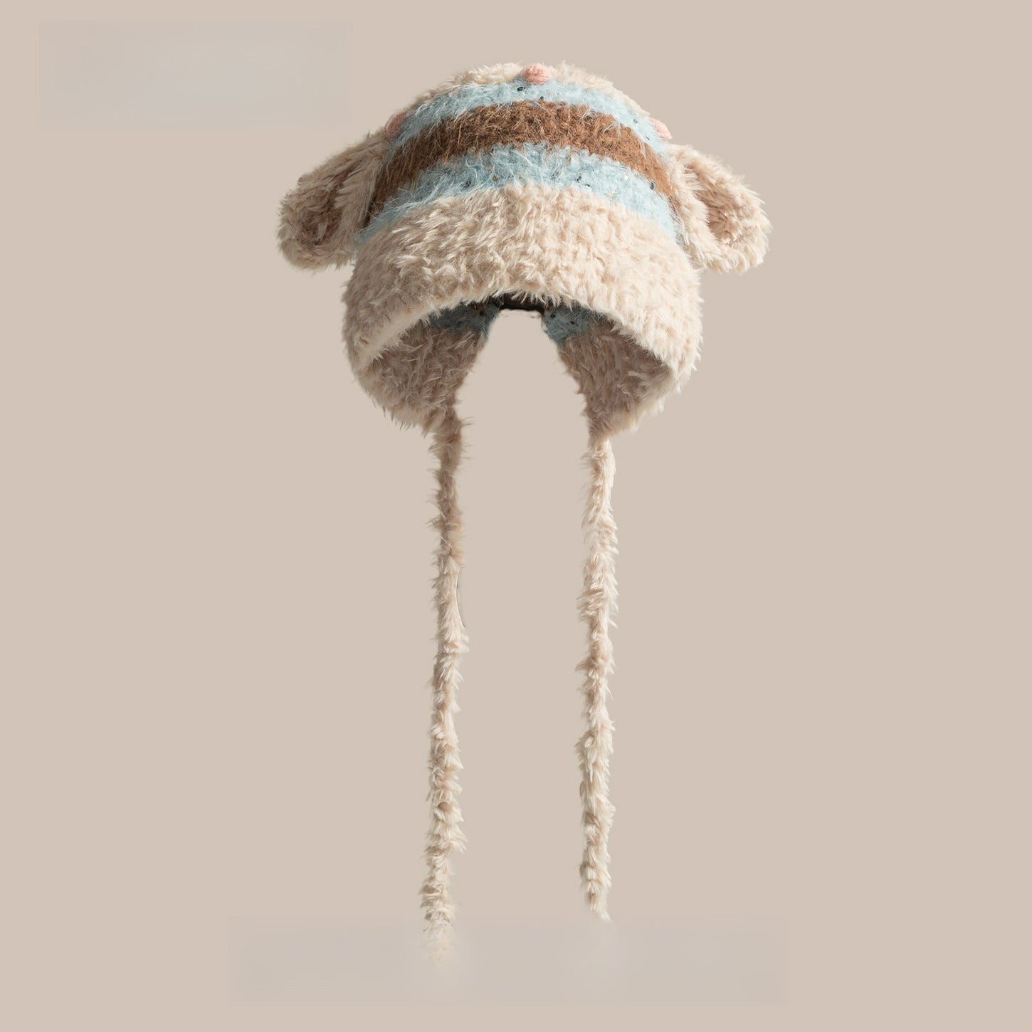 Cute Bear Ears Thickened Knitted Hat
