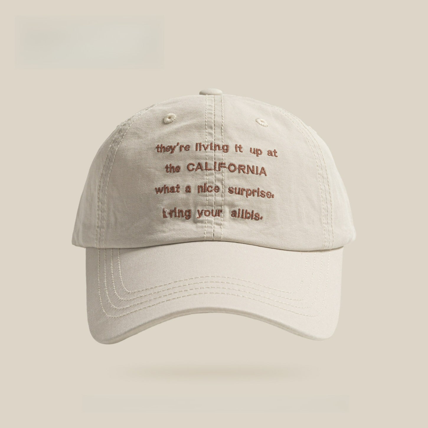 Letter Embroidery Fashion Baseball Cap