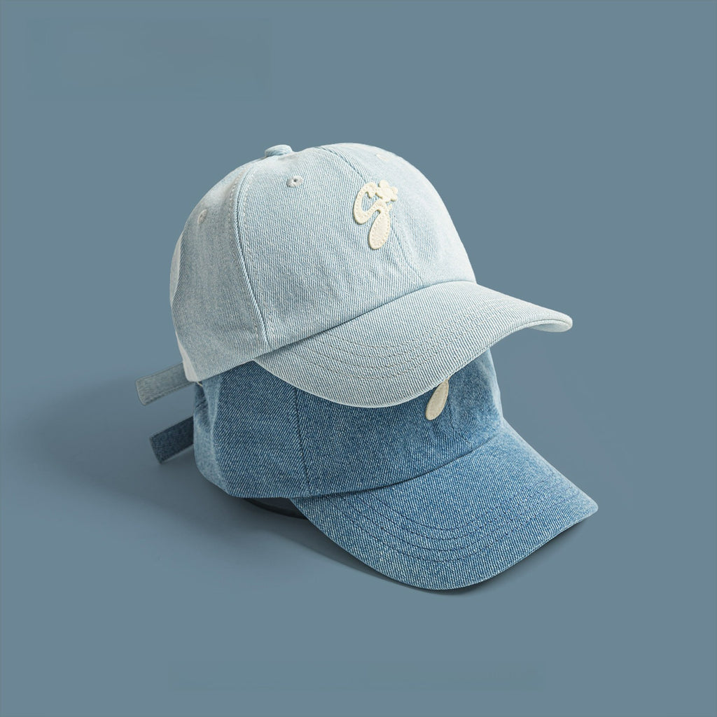 Denim Cap Embroidered Letter Baseball Cap