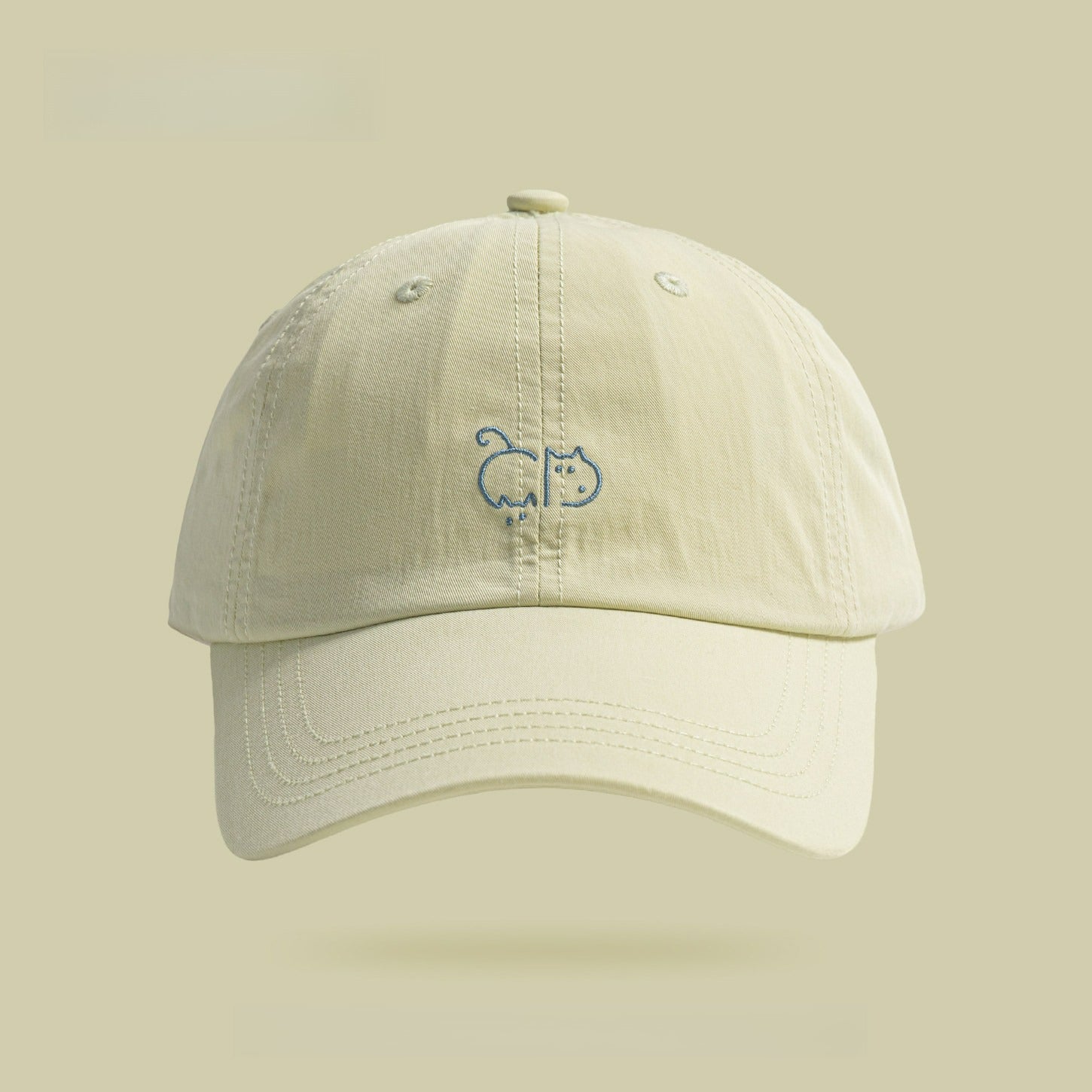 Cute Puppy Embroidered Baseball Cap