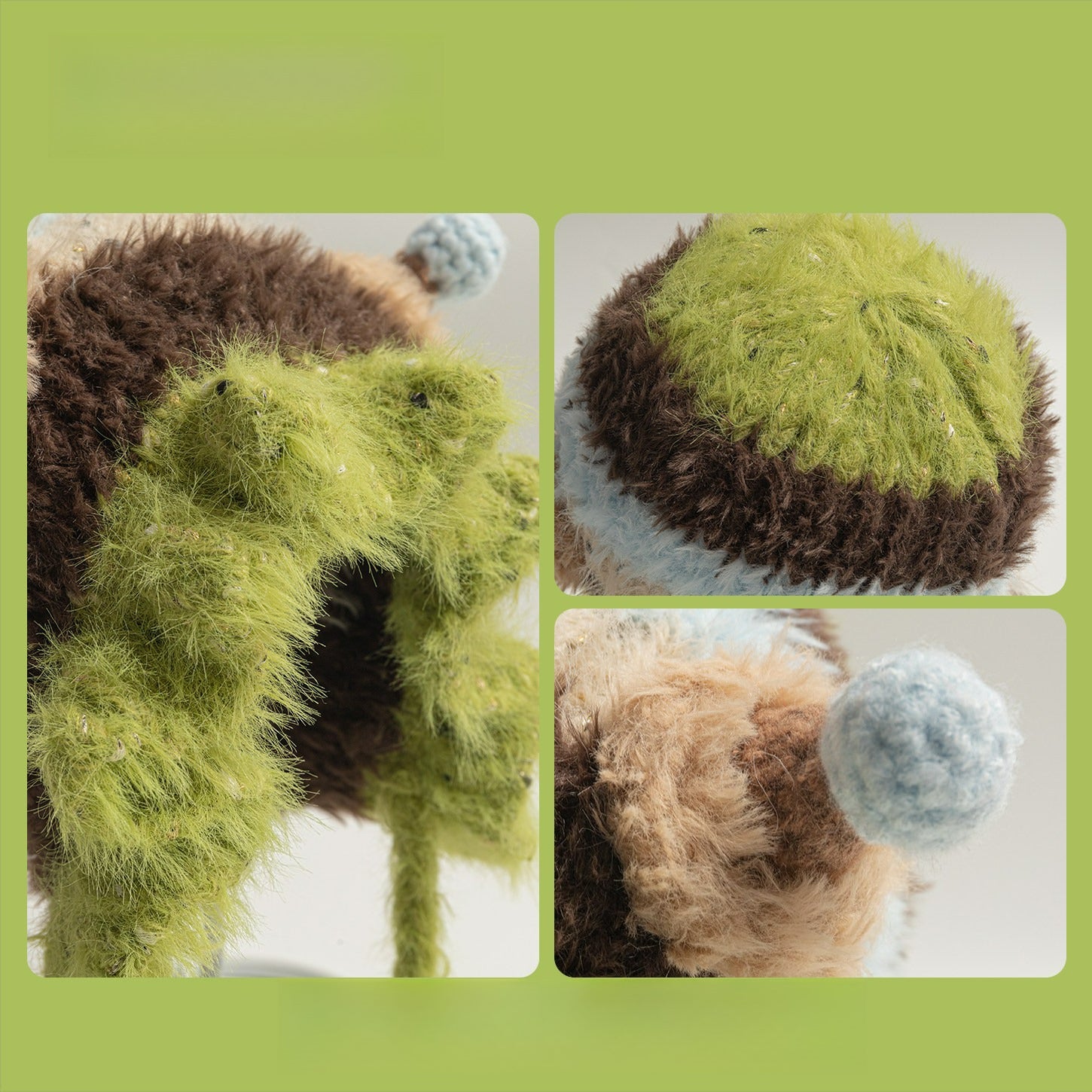 Funny Cute Little Monster Plush Hat