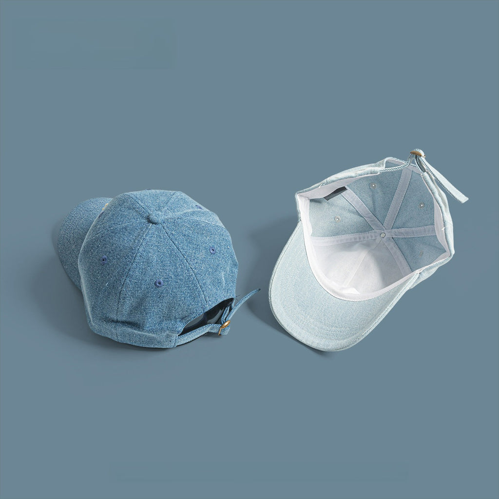 Denim Cap Embroidered Letter Baseball Cap