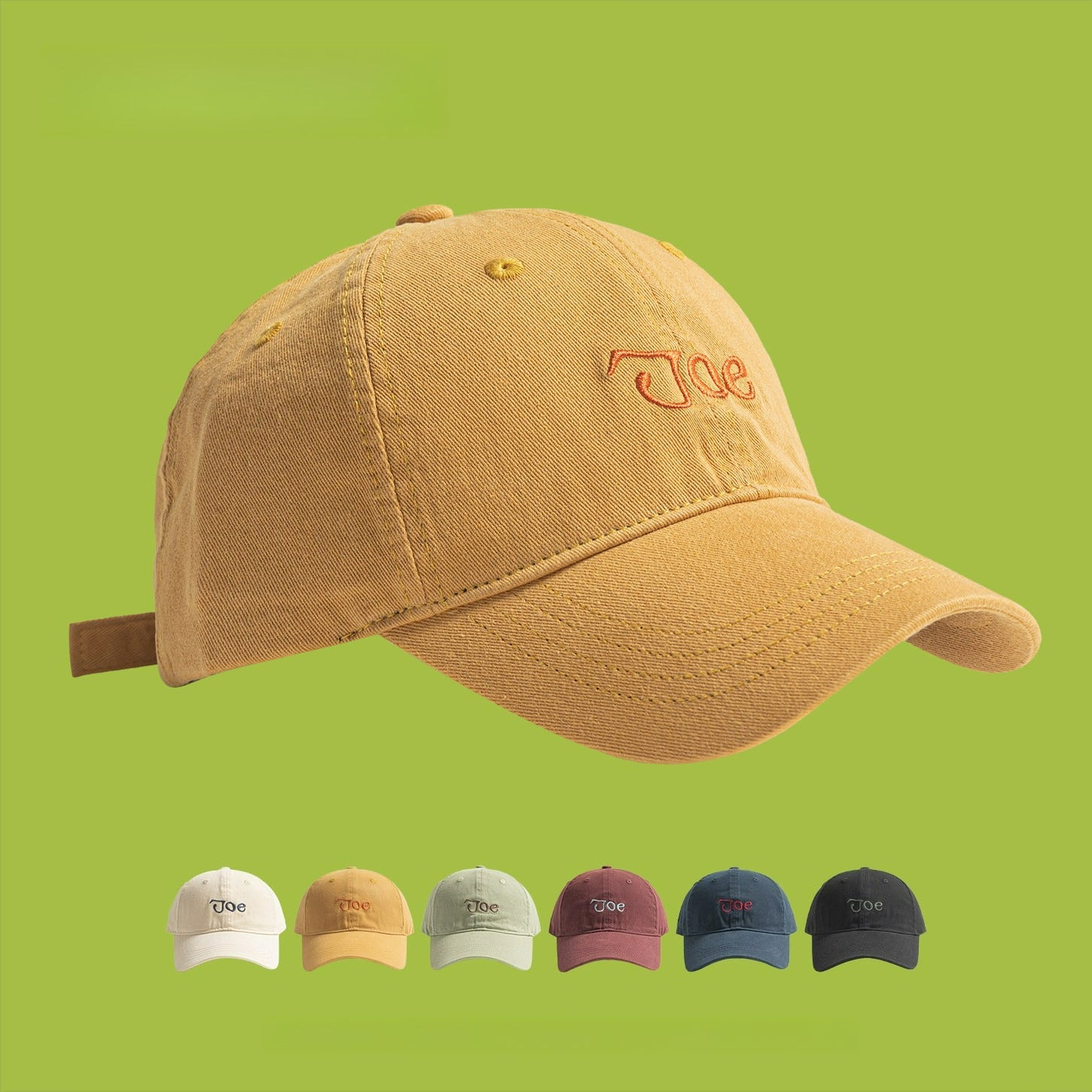Joe | Simple Letter Embroidery Baseball Cap