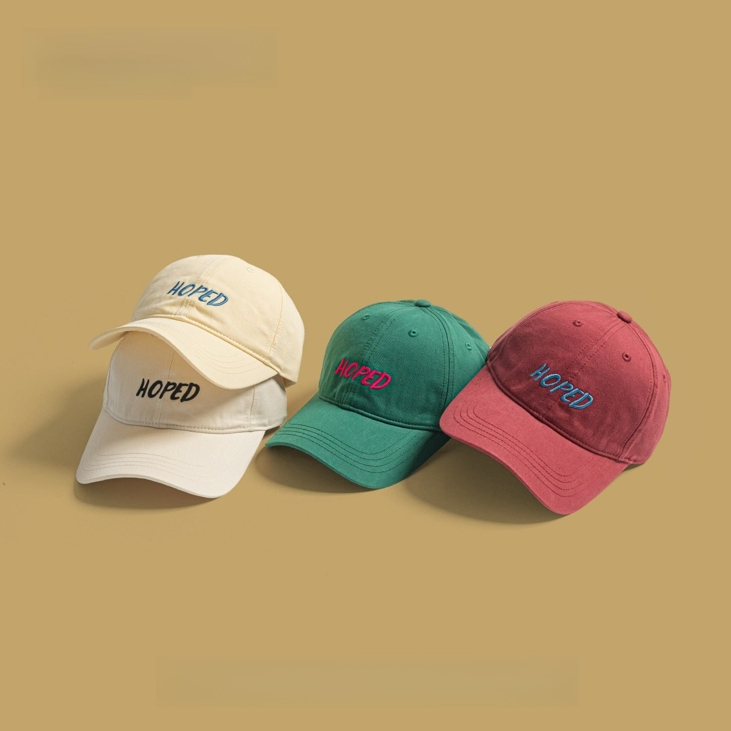 HOPED | Letter Embroidery Baseball Cap