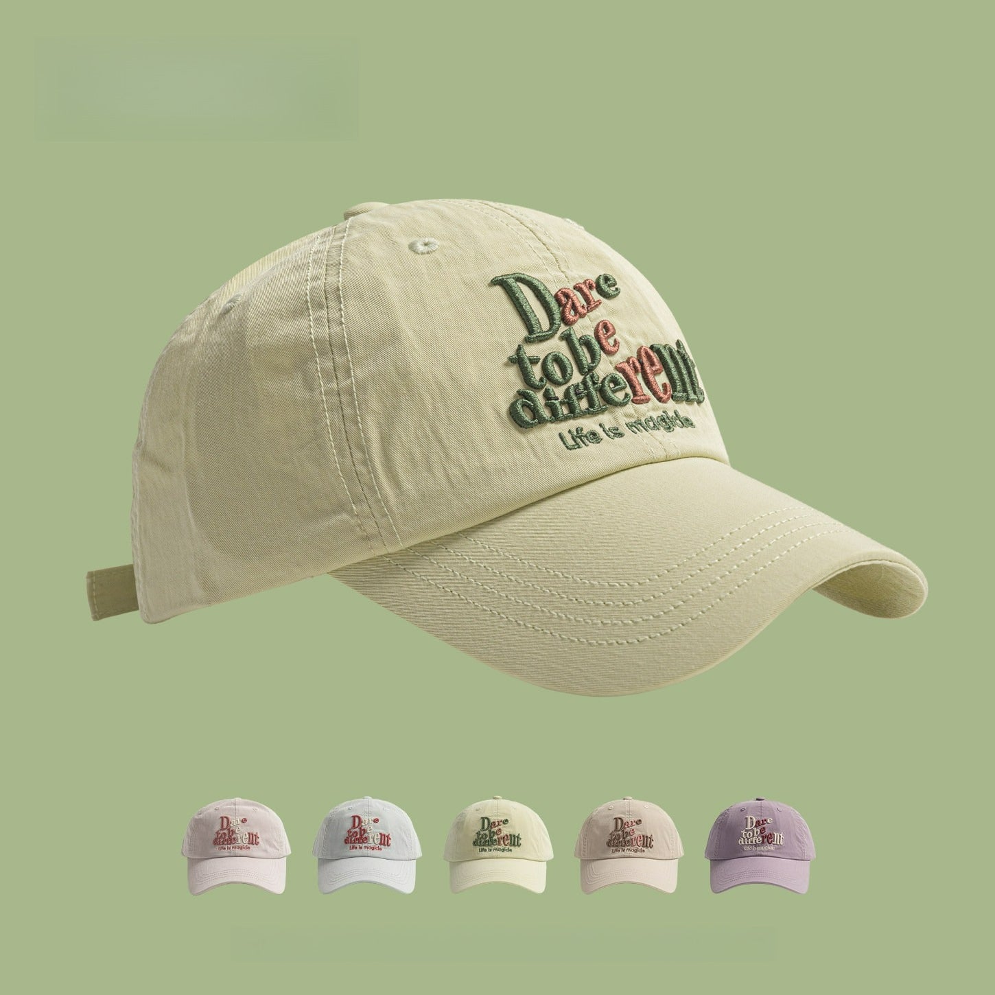 Dare Tobe Different | Embroidered Baseball Cap
