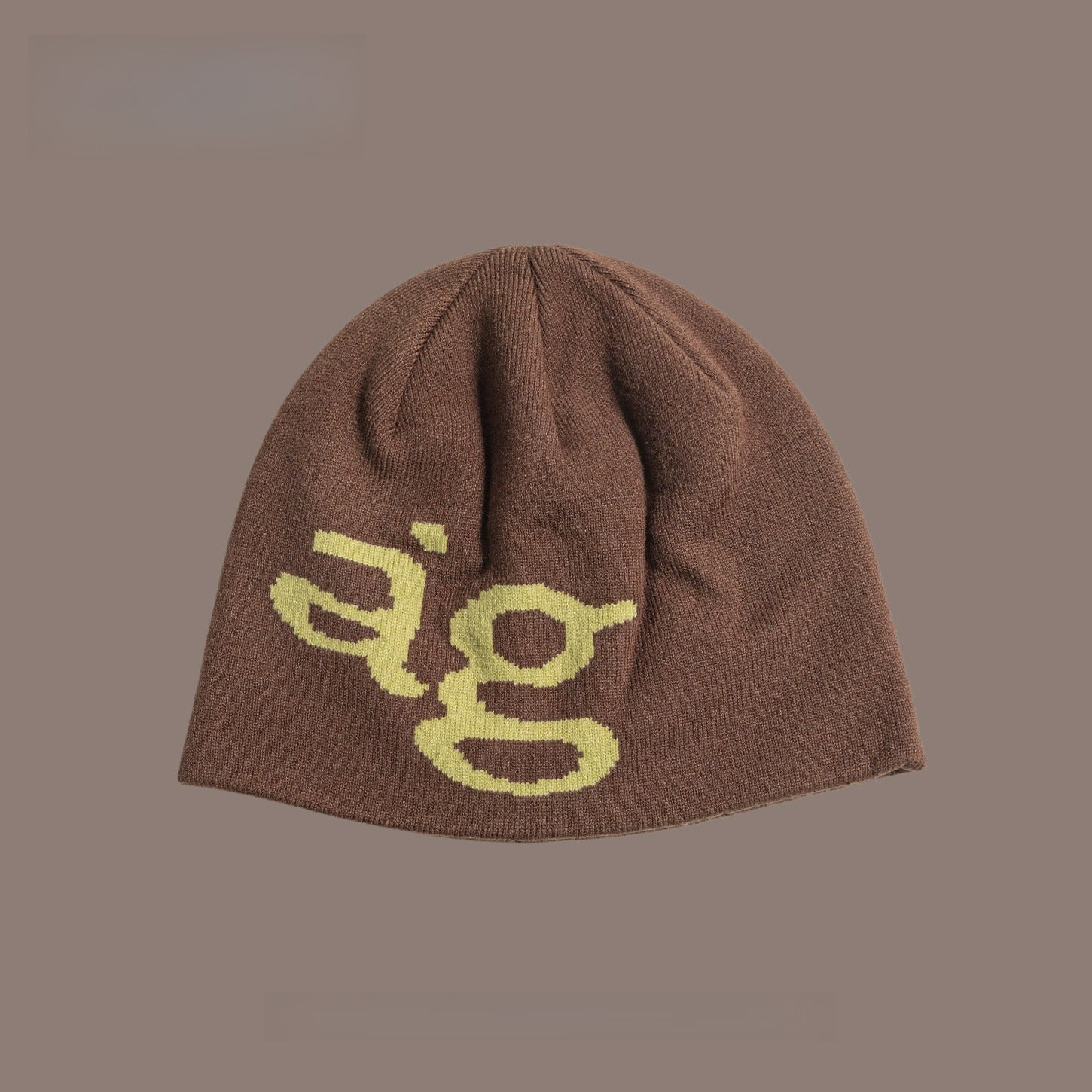 Fashionable Alphabet Pullover Knitted Hat