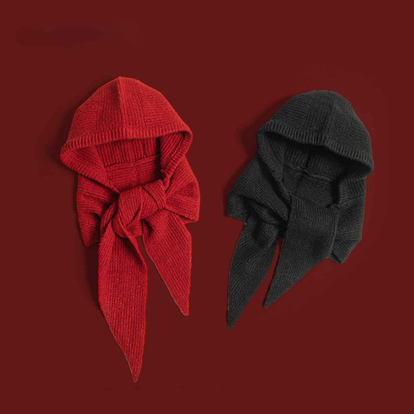 Cute Warm Ear Protection Knitted Fashionable Balaclava Hat