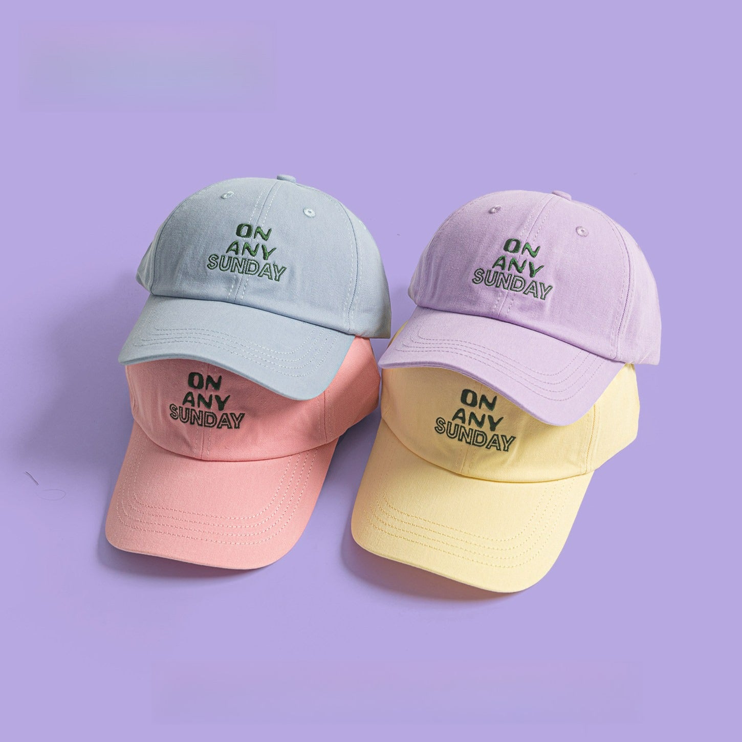 ON AND SUNDAY Solid Baseball Cap