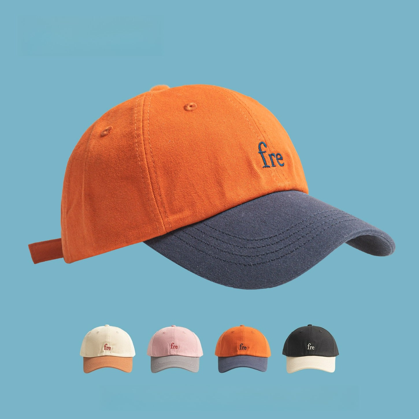 Contrast Color Baseball Cap