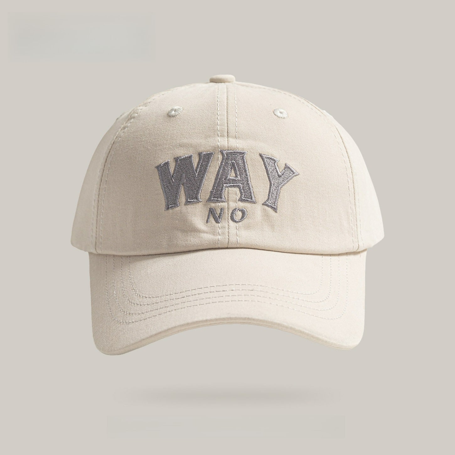 WAY | Retro Letter Embroidered Baseball Cap