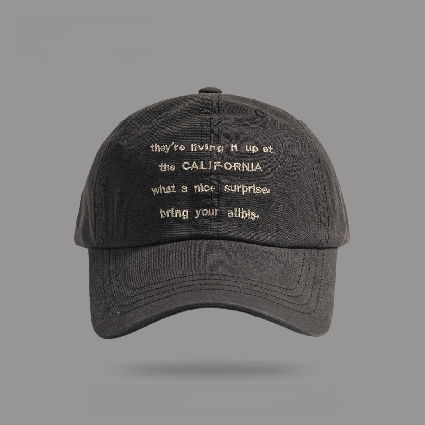 Letter Embroidery Fashion Baseball Cap